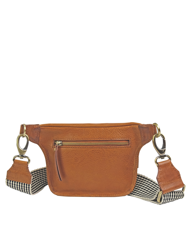 Beck's Vyölaukku Checkered Cognac