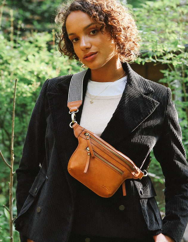 Beck's Vyölaukku Checkered Cognac