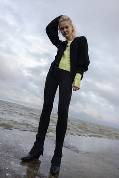 Onda Merino Bomber Jacket Black