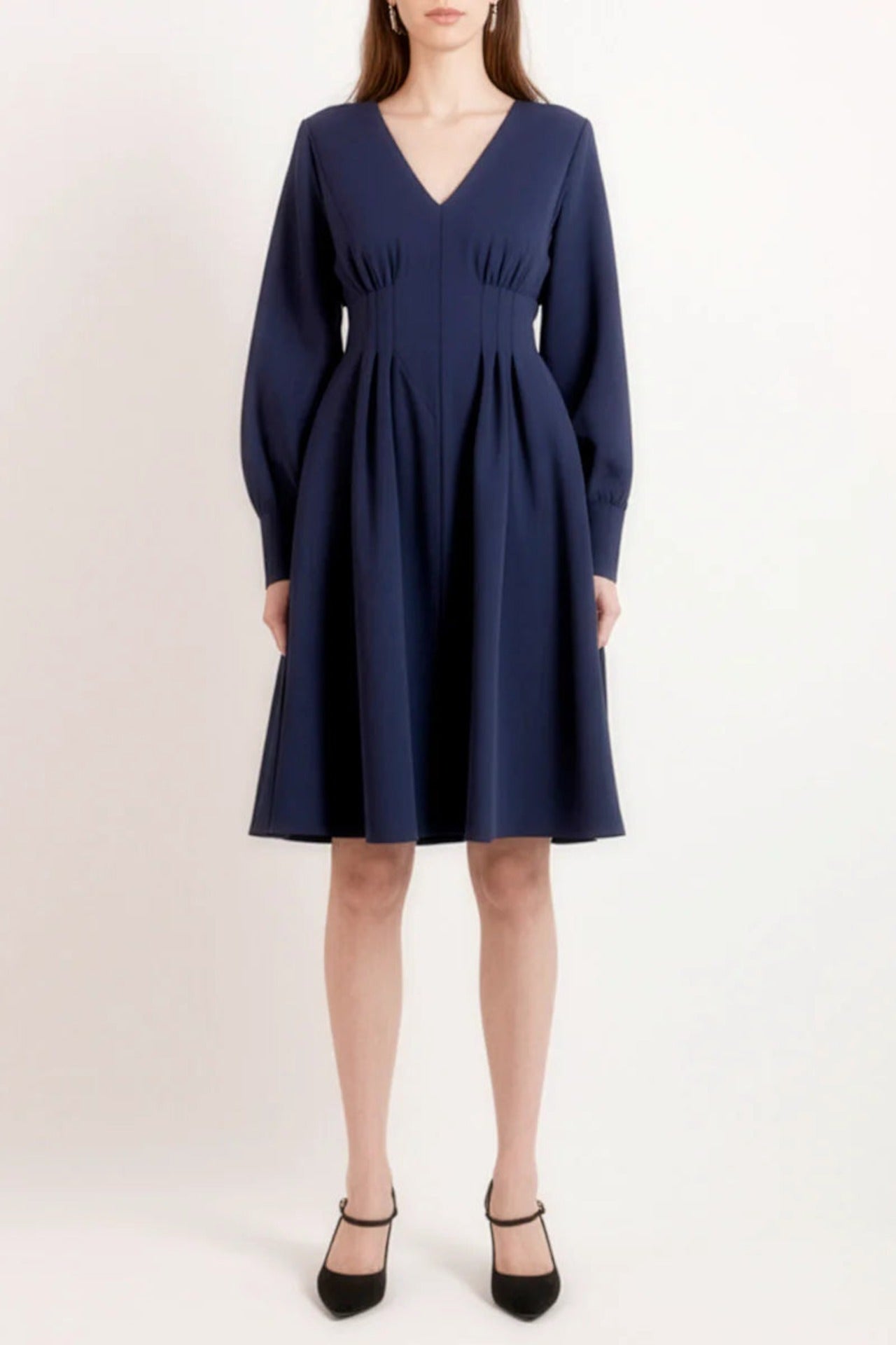 Birgitte Jersey Dress Midnight Blue - Studio Heijne