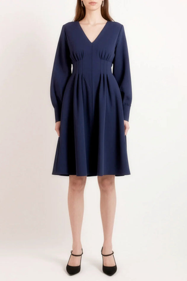 Birgitte Jersey Dress Midnight Blue - Studio Heijne