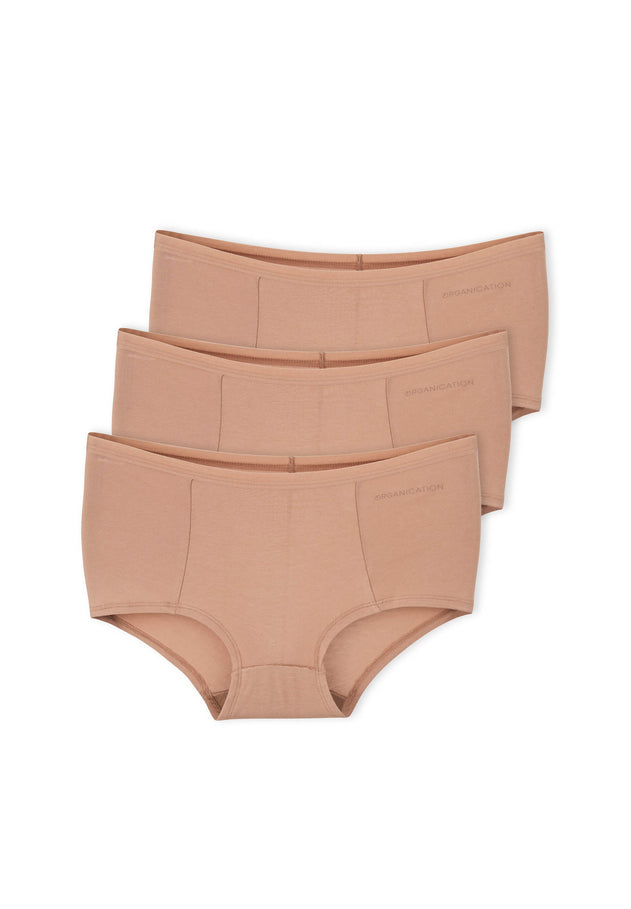 Blaire Shorts Underpants 3-Pack Beige