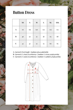 Button Dress Black