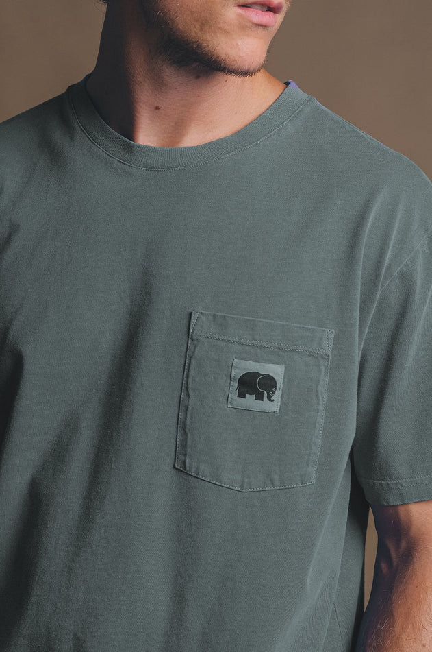 Garza Pigment Dyed T-Shirt Vintage Indigo