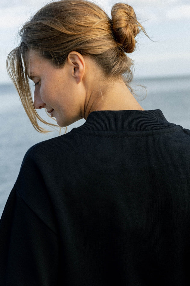 Onda Merino Bomber Jacket Black