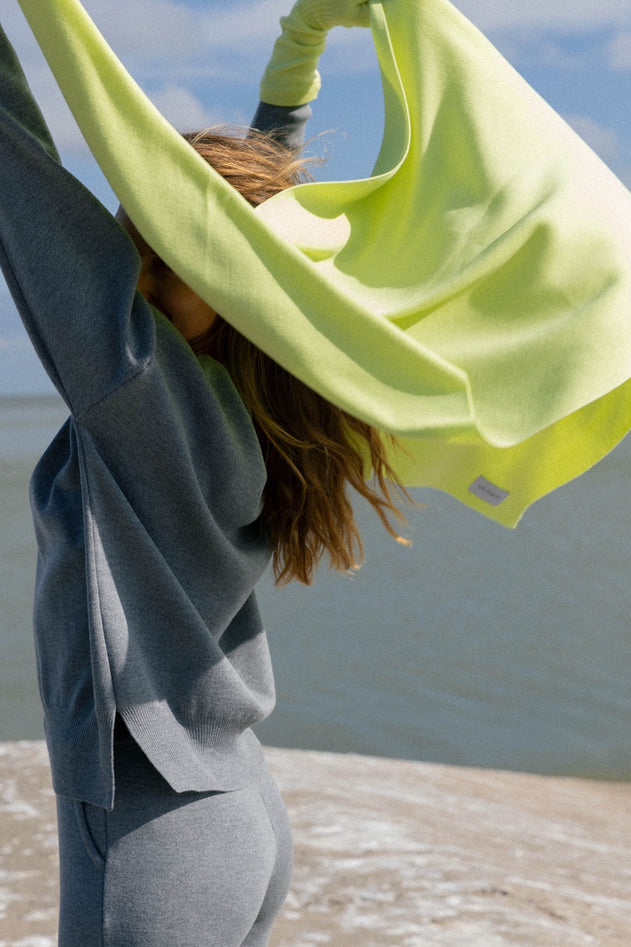 Via 100% Merino Scarf Limone