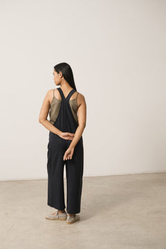 Hyuna Tencel Jumpsuit Navy Blue