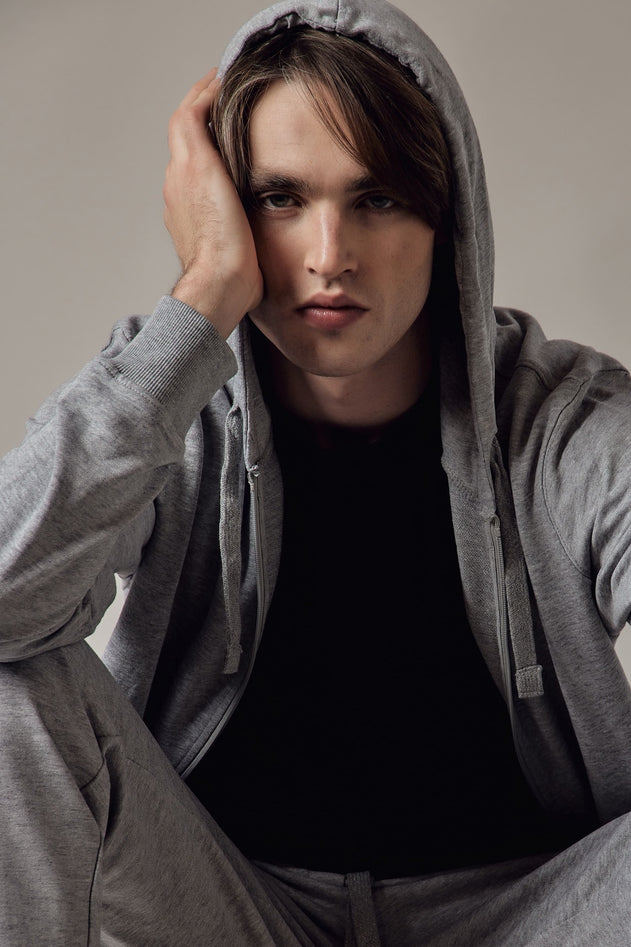 Men's Hoodie With A Zipper