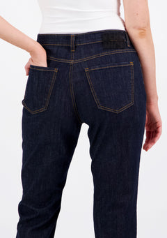 Caramel High Waist Jeans Dark Wash