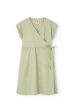 Hannia TENCEL™ Wrap Dress in Green