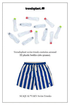 Men's Tiles Swim Shorts Light Blue
