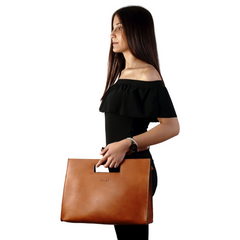 Leather Tote Mod 113 Brown