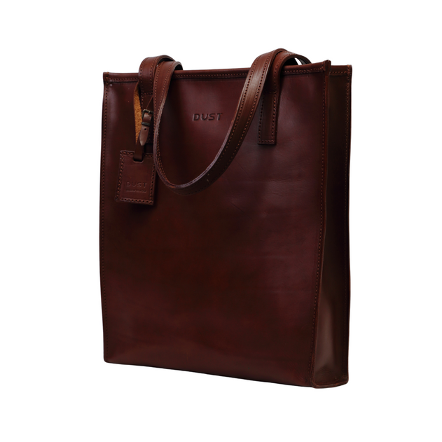 Leather Tote Mod 105 Dark Brown