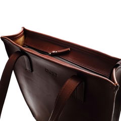 Leather Tote Mod 105 Dark Brown