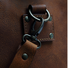 Leather Duffle Mod 123 Heritage Brown