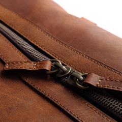 Leather Duffle Mod 123 Heritage Brown