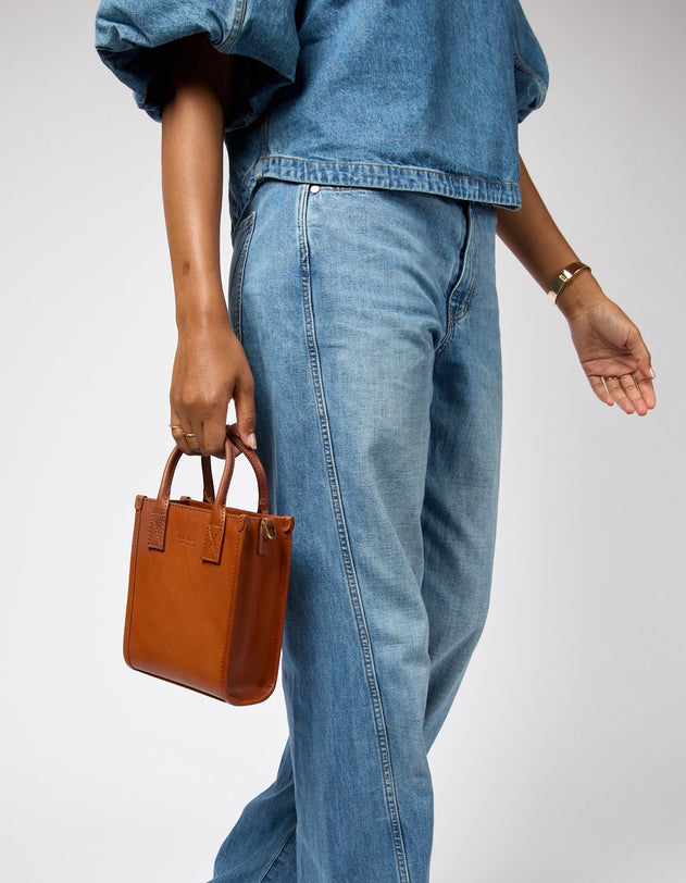 Jackie Mini Laukku Cognac