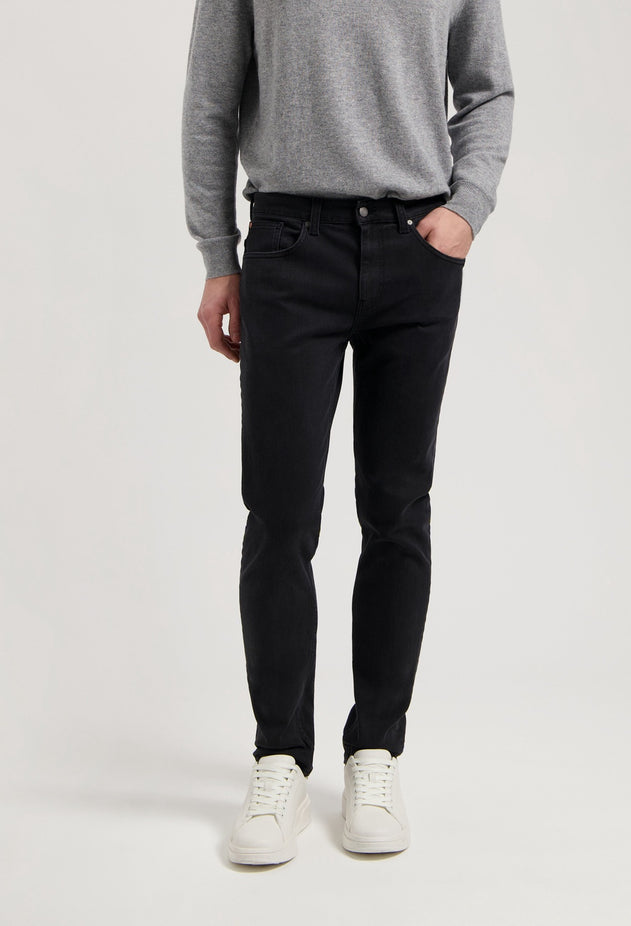 Rick Mid Slim Stone Black