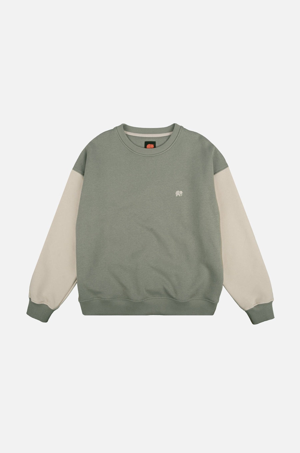 Women's Color Block Oversized Sweater Iron Veil