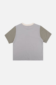 Women's Color Block T-Shirt Steel Haze