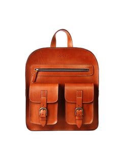 Leather Backpack mod 136 Cuoio Brown