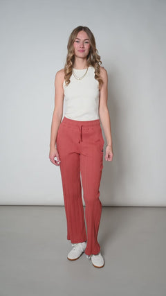 Jersey Pants Terracotta