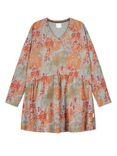 Sinervä Tunic Rust-Grey Melange