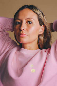 Antonyo Marest x Trendsplant Essential Oversized Sweater Gum Pink