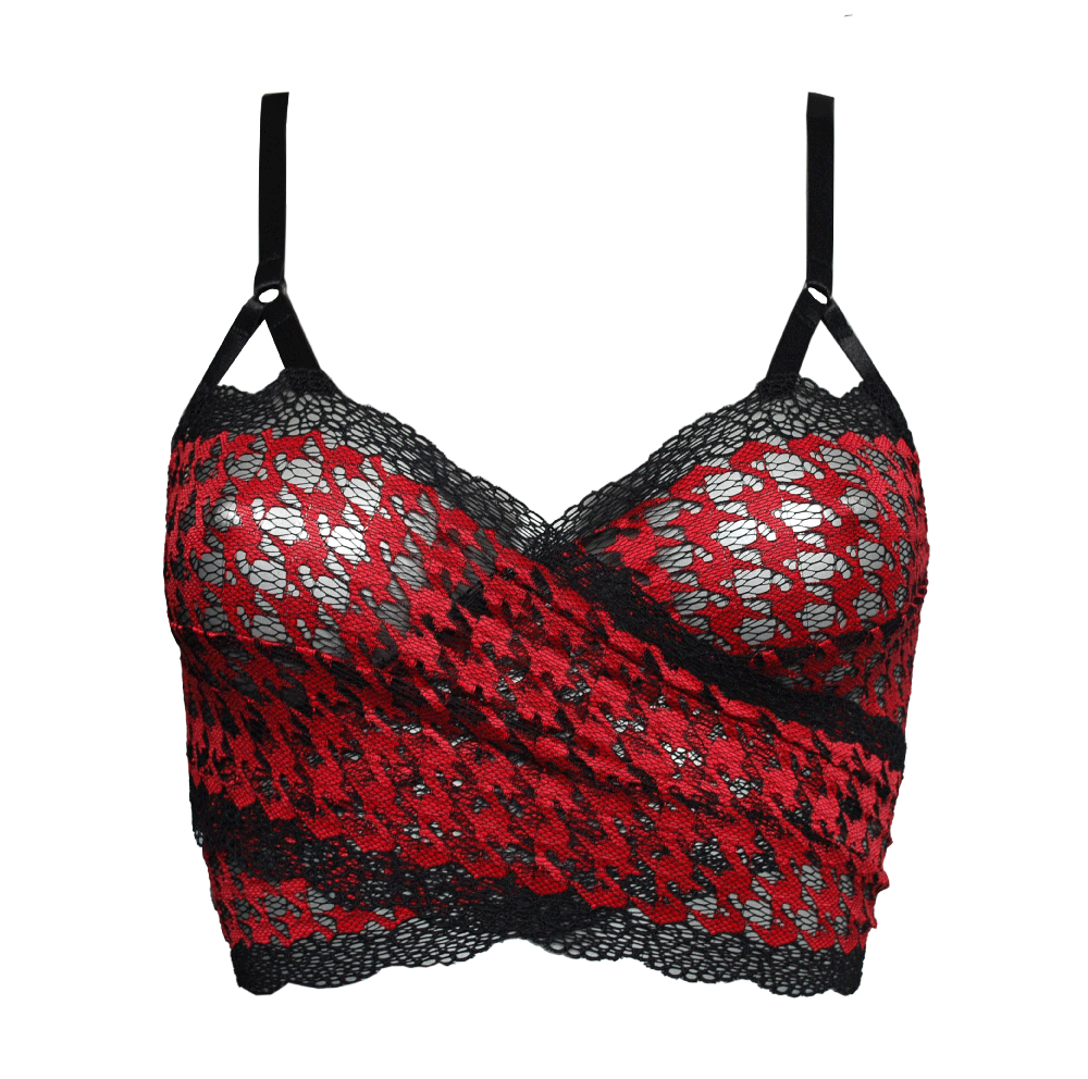Dharma Bralette Red/Black