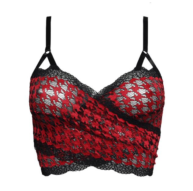 Dharma Bralette Red/Black