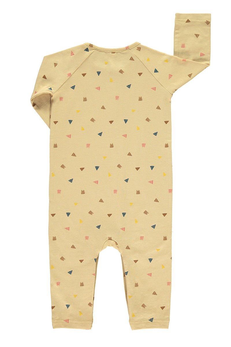 Vauvan Haalari Triangles Beige