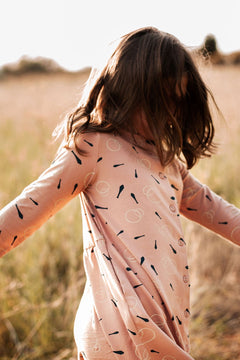 Kids' Shirt Dress Juggling Pink