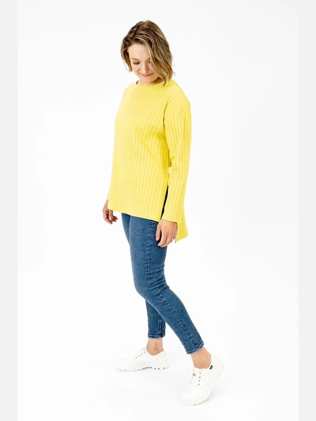 Olos Ribb Shirt Yellow