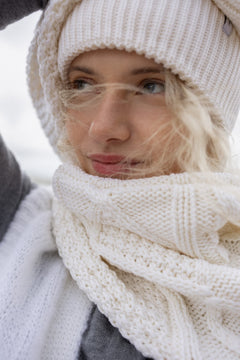 Rotondo Merino Hat White