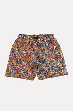 Ocean Paisley SEAQUAL®YARN Swim Trunks