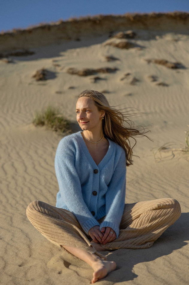 Melody Mohair Cardigan Sky Blue