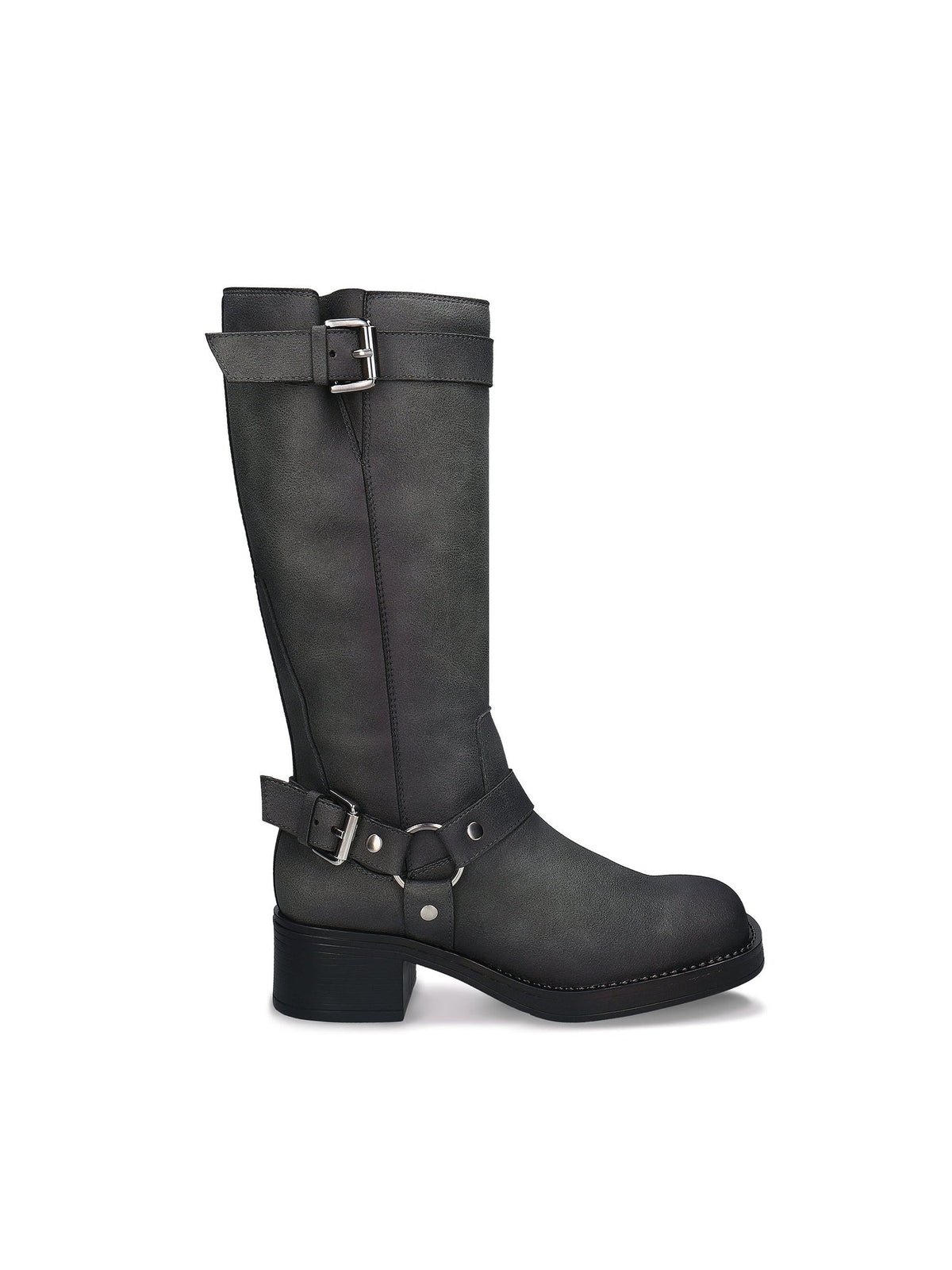 Ruby Motorbike Boots Grey