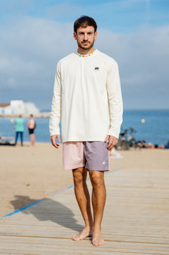 Color Block Q-Nova® Swim Trunks Mauve