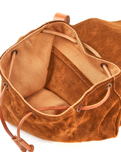 Leather Backpack Venice Collection Brown