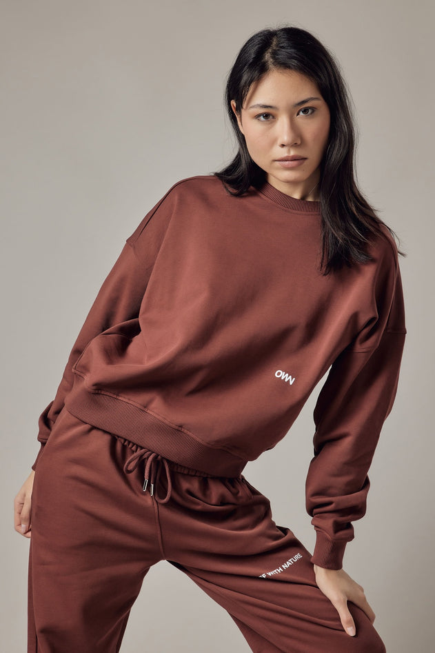 Women's Loose Fit Crewneck Sweatshirt
