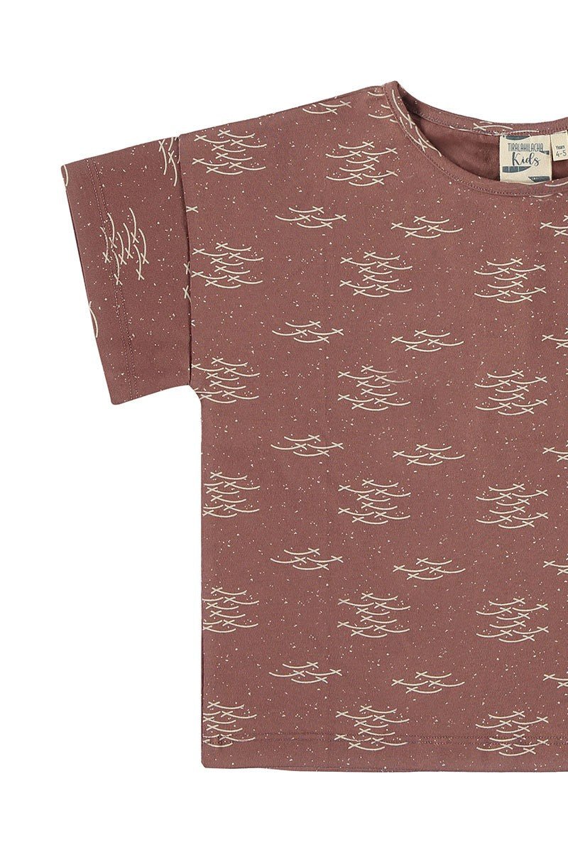 Erin Lasten T-paita Fish School Mauve