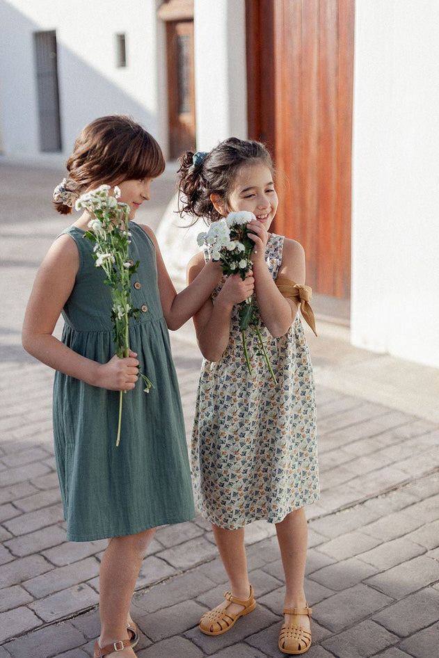 Kids' Edlin Dress Beige Coral