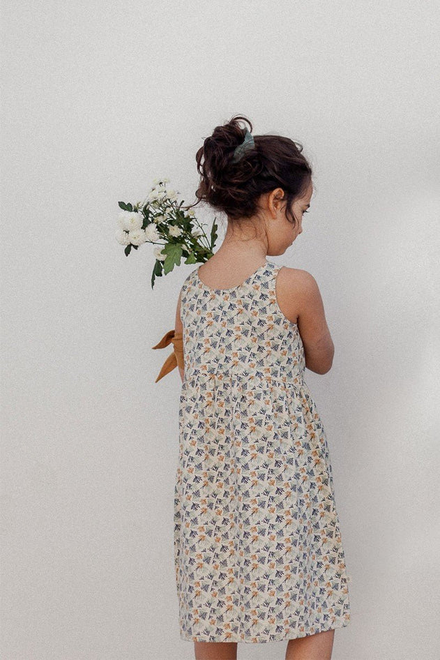 Kids' Edlin Dress Beige Coral