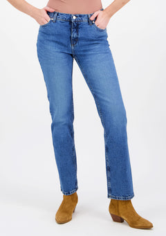 Emily Straight Leg Jeans Medium Blue