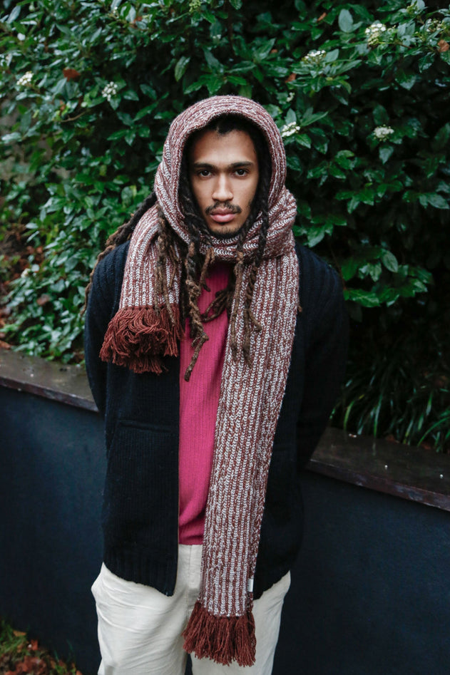 Erin Wool Scarf Chestnut