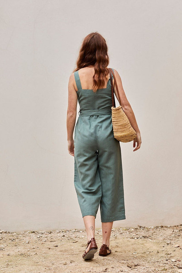 Fancy Jumpsuit Akvamariininsininen