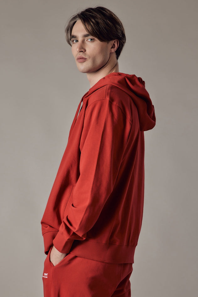 Men's Hoodie With A Zipper