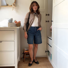 Blinky Soft Denim Shorts Vintage Blue