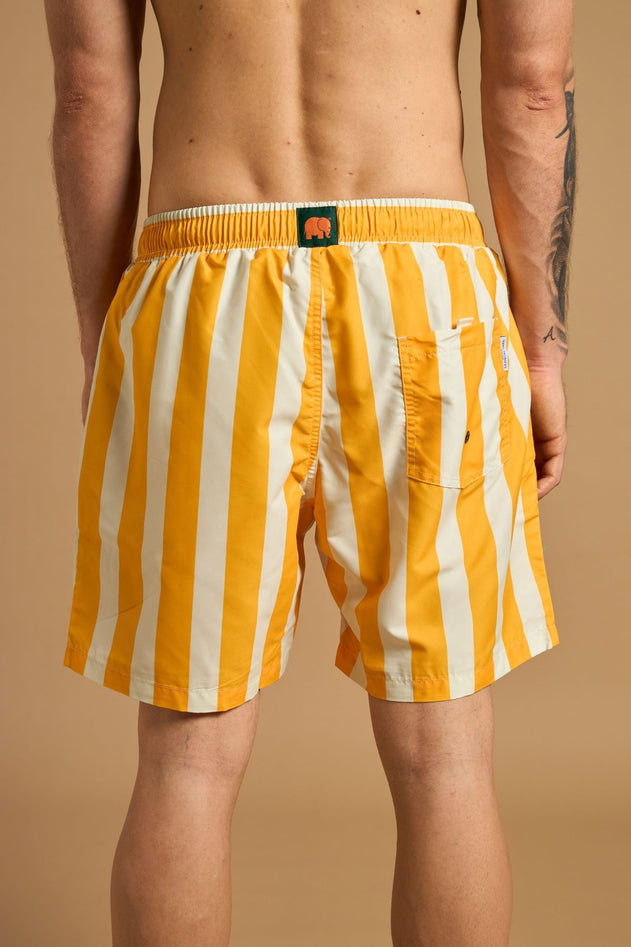 Beach Club SEAQUAL®YARN Swim Trunks Golden Yellow