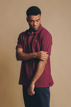 Essential Polo Shirt Burgundy